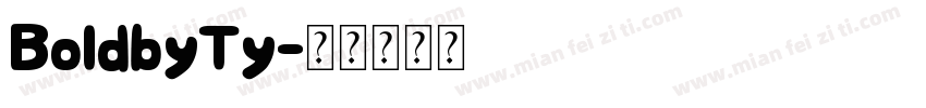 BoldbyTy字体转换