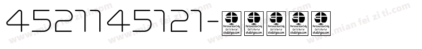4521145121字体转换