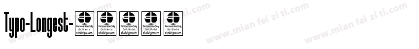 Typo-Longest字体转换