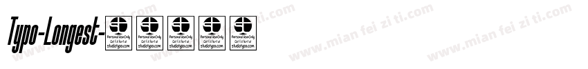 Typo-Longest字体转换
