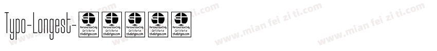 Typo-Longest字体转换