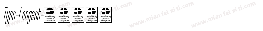 Typo-Longest字体转换
