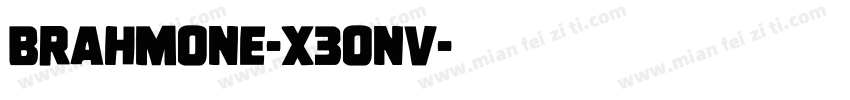Brahmone-x3onV字体转换