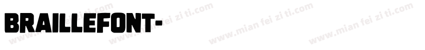Braillefont字体转换