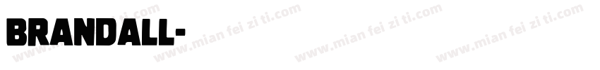 Brandall字体转换