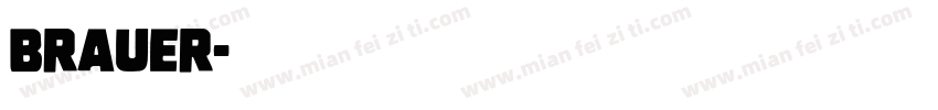 Brauer字体转换