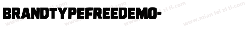 brandtypefreedemo字体转换