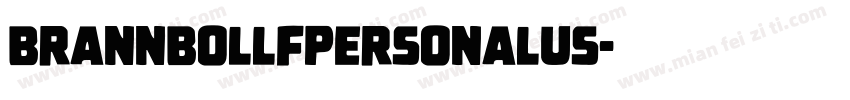 brannbollfpersonalus字体转换