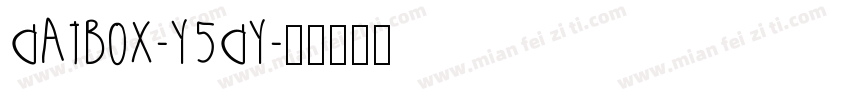 Datbox-Y5dy字体转换