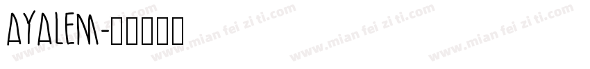 AyAleM字体转换