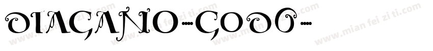 Diagano-g0D6字体转换