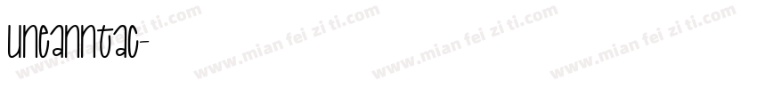 UNEANNTAC字体转换