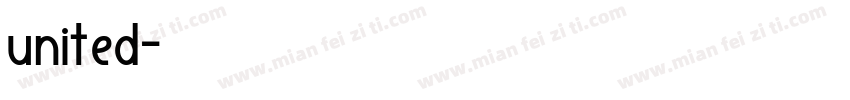 united字体转换