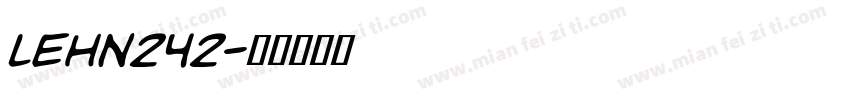 LEHN242字体转换