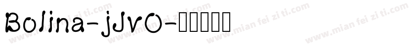 Bolina-jJvO字体转换
