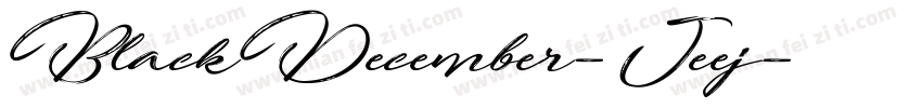 BlackDecember-Jeej字体转换