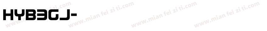 hyb3gj字体转换