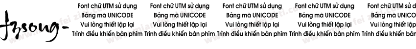 fzsong字体转换
