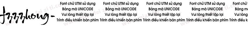 fzzzhong字体转换