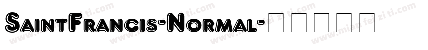 SaintFrancis-Normal字体转换