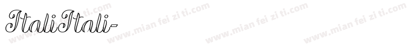 ItaliItali字体转换