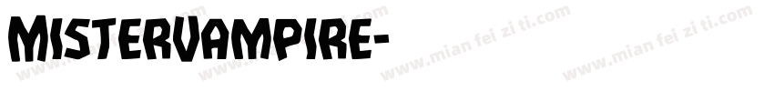 MisterVampire字体转换