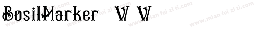 BosilMarker-4W7W字体转换