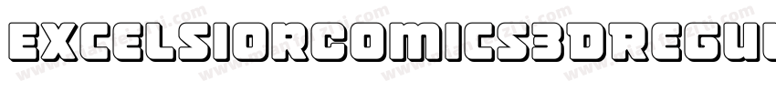 ExcelsiorComics3DRegular-pXJd字体转换