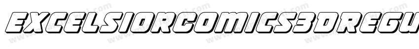 ExcelsiorComics3DRegular-pXJd字体转换