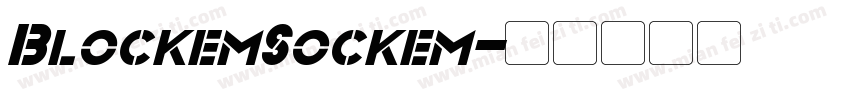 BlockemSockem字体转换