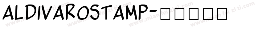 aldivarostamp字体转换