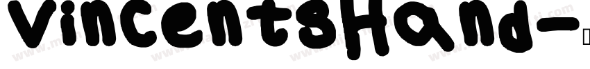 VincentsHand字体转换