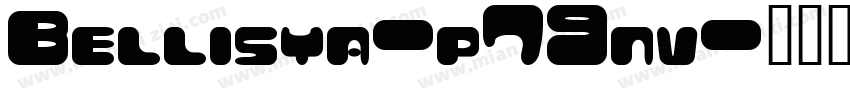 Bellisya-p79nv字体转换