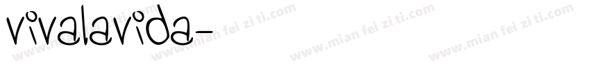 vivalavida字体转换