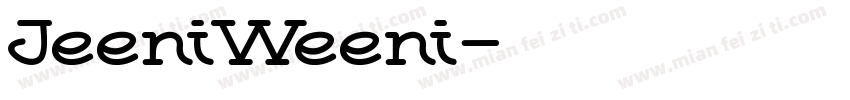 JeeniWeeni字体转换