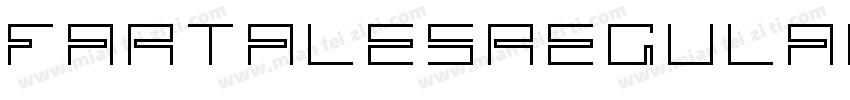 FartalesRegular-1GZm字体转换