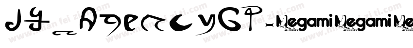 dY_AgencyGP字体转换
