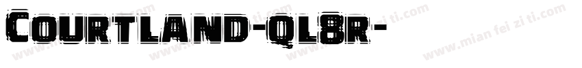 Courtland-ql8r字体转换