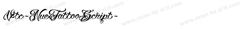Vtc-NueTattooScript字体转换