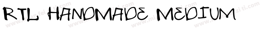 RTL-HandMade-Medium字体转换
