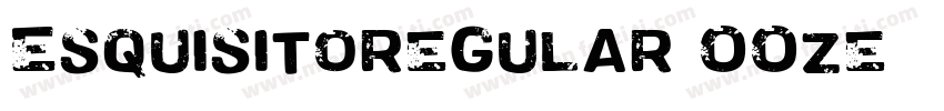 Esquisitoregular-OOze字体转换