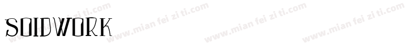 soidwork字体转换