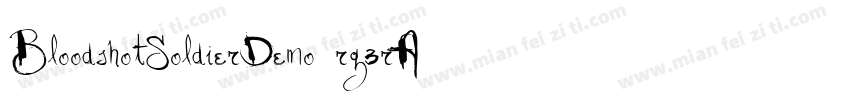 BloodshotSoldierDemo-rg3rA字体转换