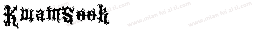 KwamSook字体转换