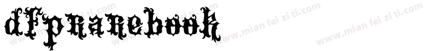 dfprarebook字体转换