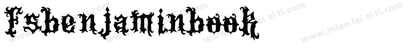 fsbenjaminbook字体转换