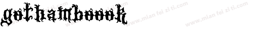 gothamboook字体转换