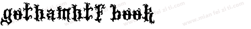gothamhtf-book字体转换