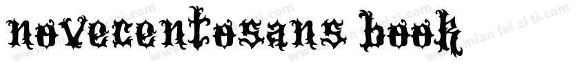 novecentosans-book字体转换