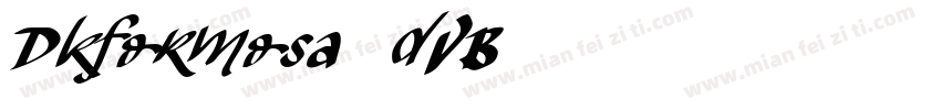 Dkformosa-8dVB字体转换